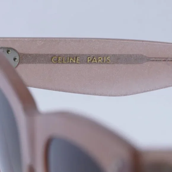 ?️New Celine CL4004IN 74F Sunglasses Milky Pink Frame  display picture 2